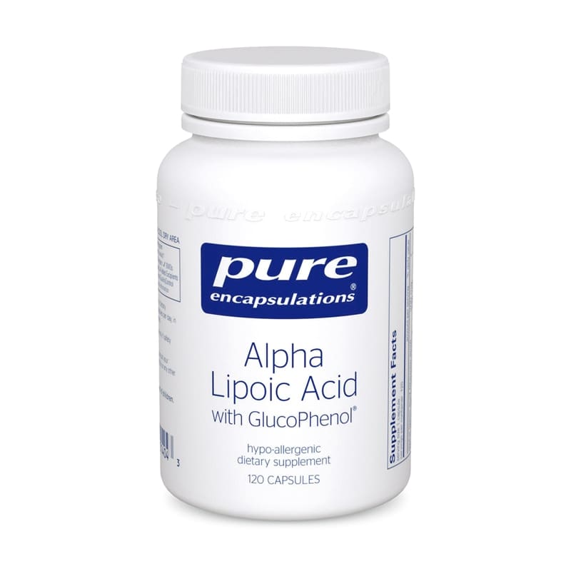 A bottle of liquid acid with glutathione