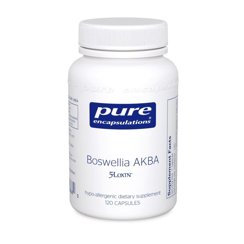 A bottle of pure botanicals boswellia axia