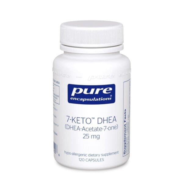 A bottle of pure zketo dhea