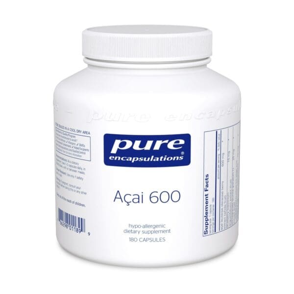 A bottle of pure acai 5 0 0