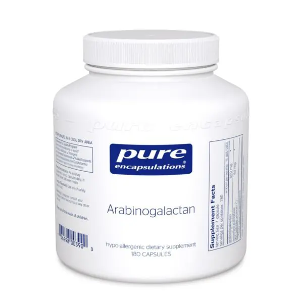 A jar of pure asafogalactan is shown.