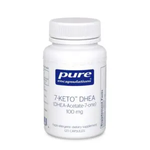 A bottle of pure therapeutics ' zeto dhea