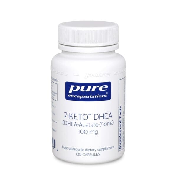 A bottle of pure therapeutics ' zeto dhea