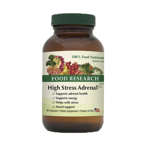 A bottle of food research high stress adrenal.