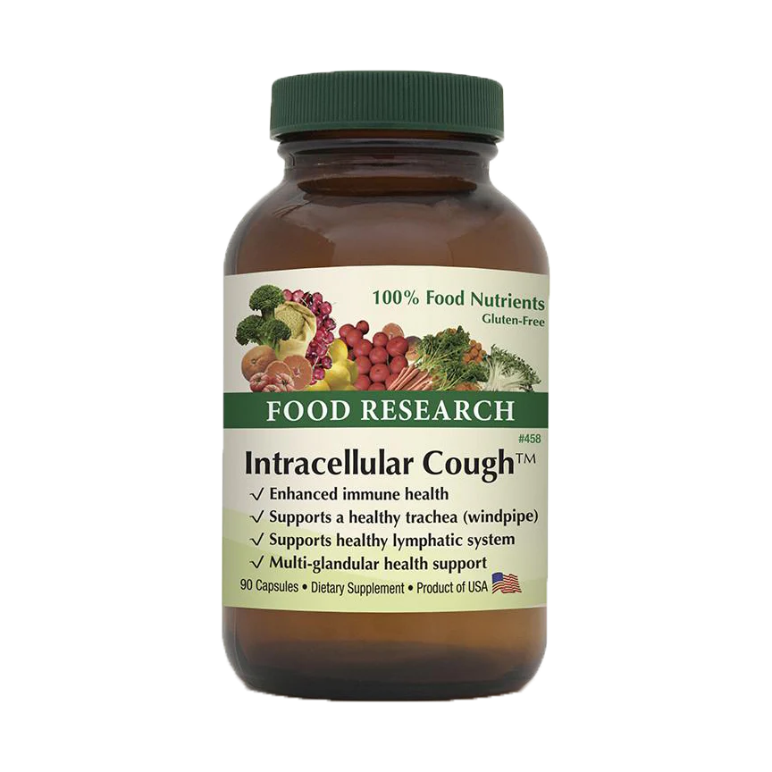 A bottle of food research intracellular cough