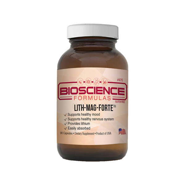 A bottle of bioscience formula lit-mag forte