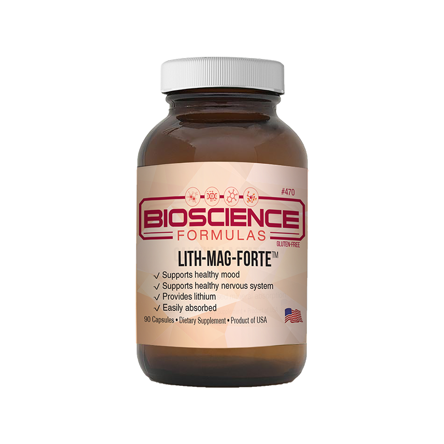 A bottle of bioscience formula lit-mag forte