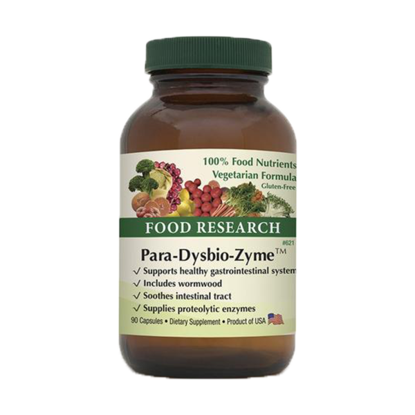 A bottle of food research pasta-dysio-zyme