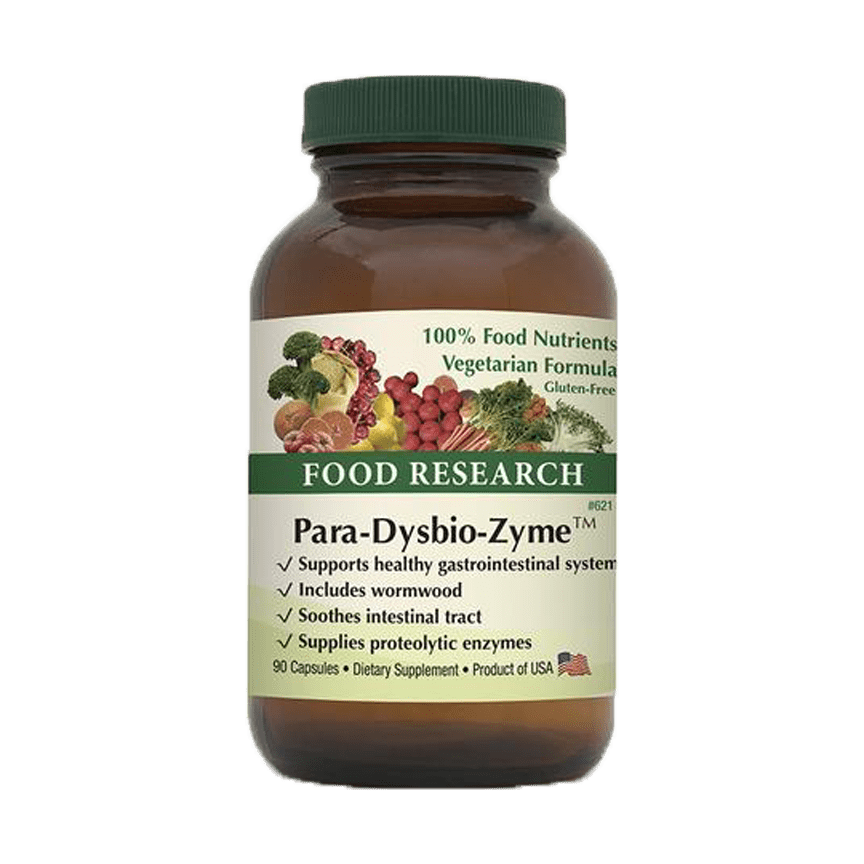 A bottle of food research pasta-dysio-zyme