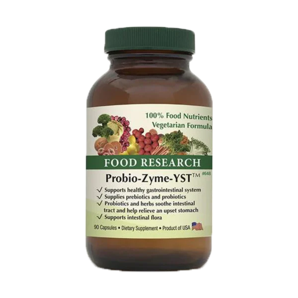 A bottle of food research probio zyme-ysi