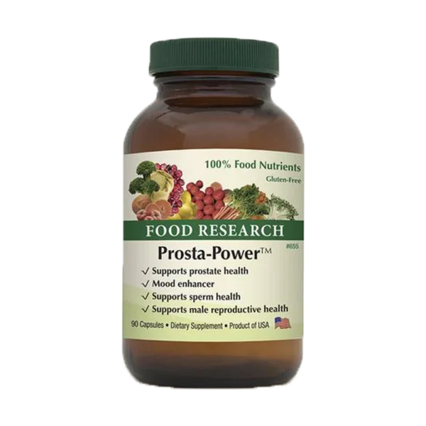 A bottle of prosta-power is shown.