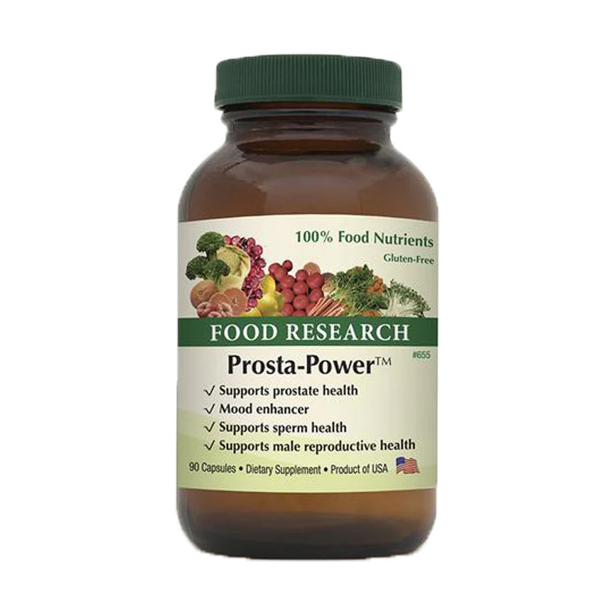 A bottle of prosta-power is shown.