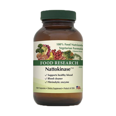 A bottle of food research nattokinase