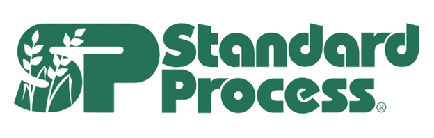 A green and white logo for the standard process.