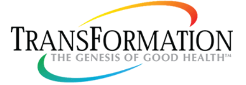 A logo of the transformator, an organization that is dedicated to providing people with genetic information.